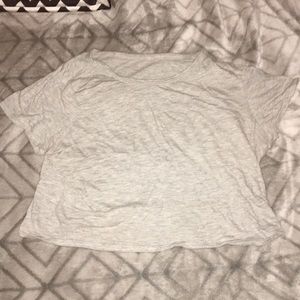 Grey crop top